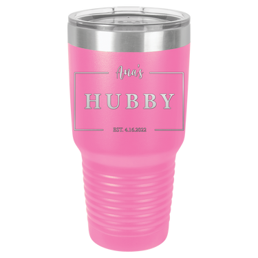 Hubby Anniversary 30oz Ringneck Tumbler